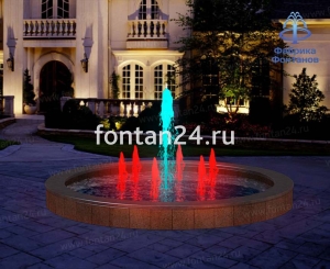 Уличный фонтан "Пенный средний" ø=4 м