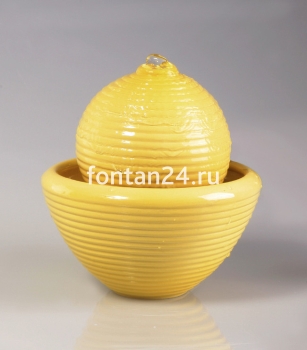 Настольный фонтан Времена года (желтый)