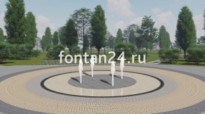 Фонтан для парка "Ария" ø=3 м