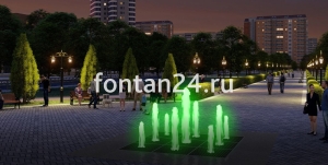 Уличный фонтан "Куб"  3x3 м