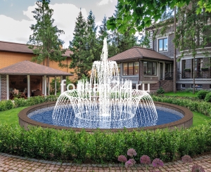 Уличный фонтан "Корона" ø=7,5 м